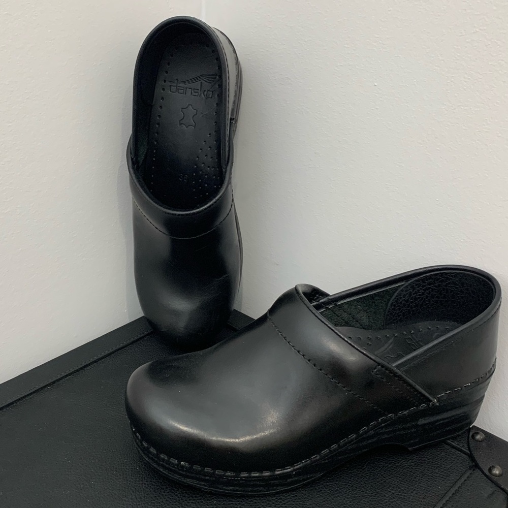 Dansko Professional Black Clogs - Size 36